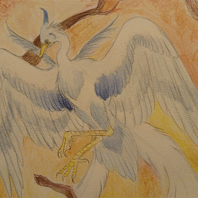 'blue inferno phoenix' by S.A. Hannon